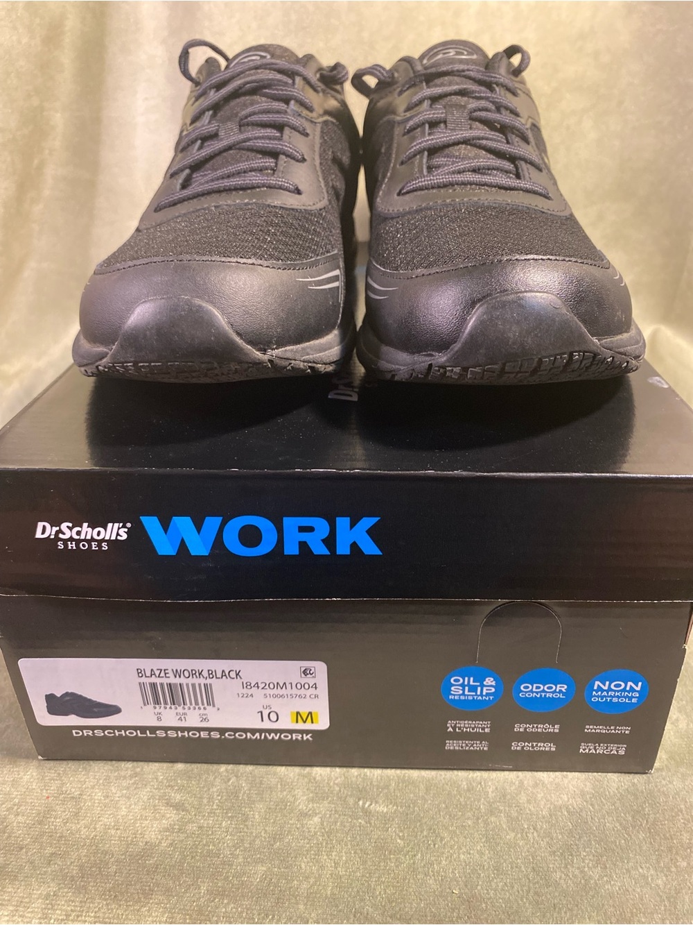 Dr. Scholl's Black Work Sneakers